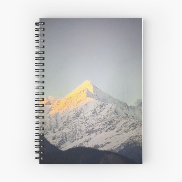 Item preview, Sunrise on Snow-Capped Mountain Peaks designed and sold by mnsiins.