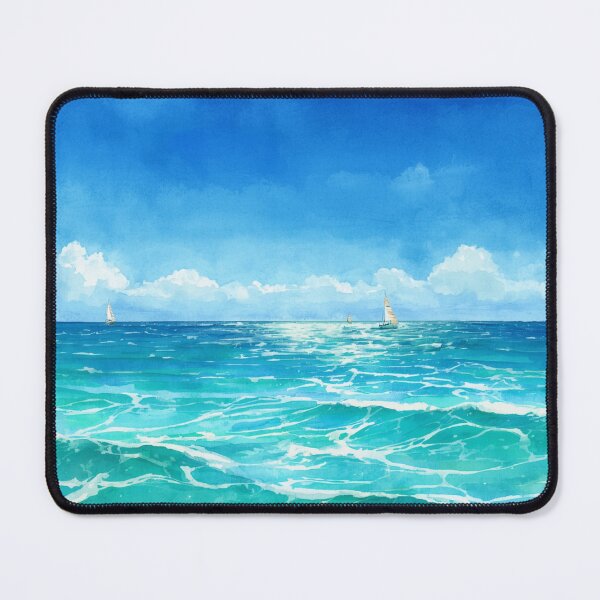 Item preview, Sailboats Ocean Waves designed and sold by SeaStarAlex.