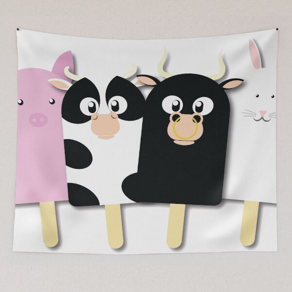 Item preview, Animal Farm Popsicle designed and sold by EyeMFlatBoard.