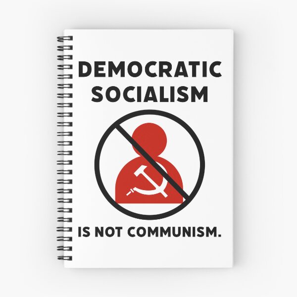 Item preview, Democratic socialism is not communism.  designed and sold by Rachel the Artist .