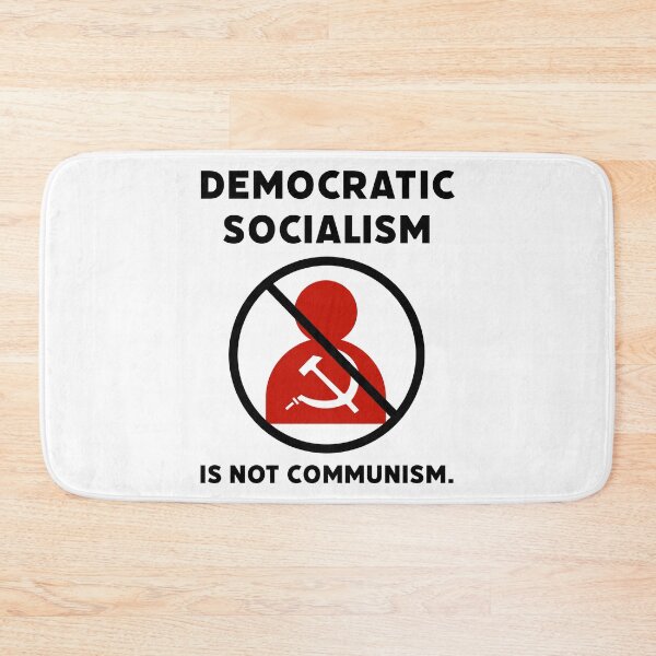 Item preview, Democratic socialism is not communism.  designed and sold by Rachel the Artist .