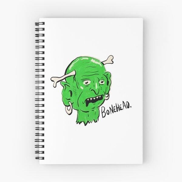 Item preview, Bonehead Funny Green Zombie Skull Punk Illustration designed and sold by ZevyStores.