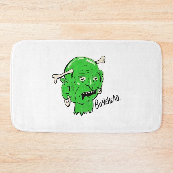 Item preview, Bonehead Funny Green Zombie Skull Punk Illustration designed and sold by ZevyStores.