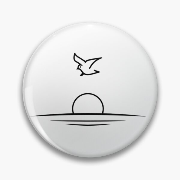 Item preview, Minimalist Seagull Sunset Ocean designed and sold by redblink store.