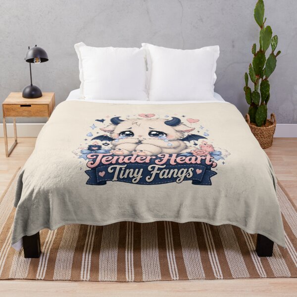 Item preview, Tender Heart Tiny Fangs Cute Kawaii Monster designed and sold by House of Rein.