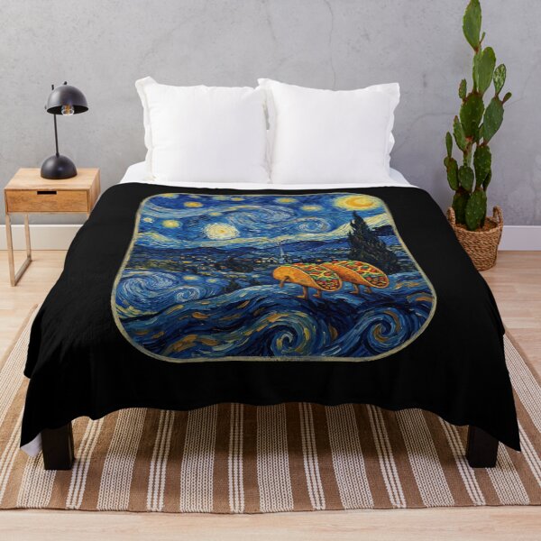 Item preview, Walking Tacos Starry Night Artistic Food Design designed and sold by snowry.