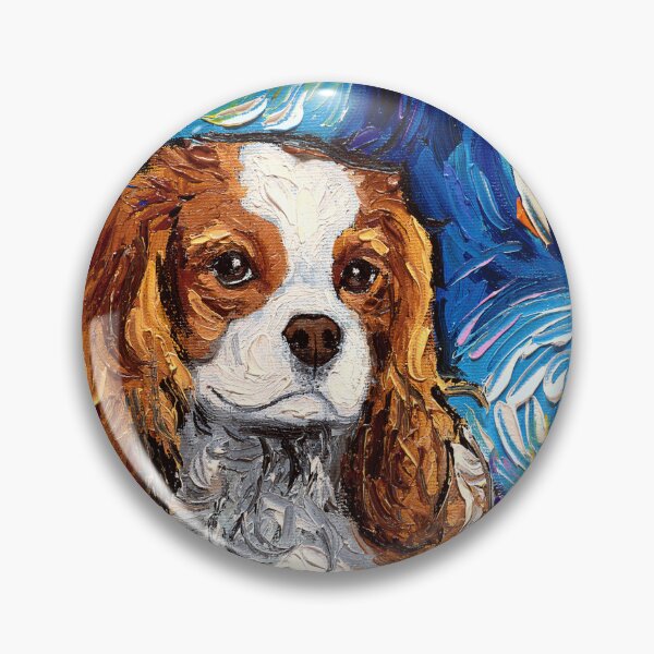 Item preview, Blenheim Cavalier Spaniel Night designed and sold by AjaTrier.