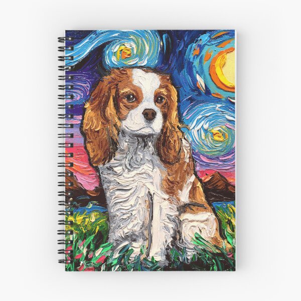 Item preview, Blenheim Cavalier Spaniel Night designed and sold by AjaTrier.