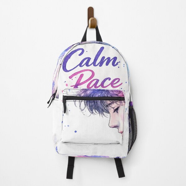 Item preview, Calm Pace | Watercolor Portrait Aesthetic Sticker designed and sold by Genzfirevibes.
