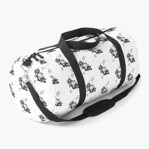 Item preview, Funny Raccoon Doing My Best designed and sold by moodiecatshop.