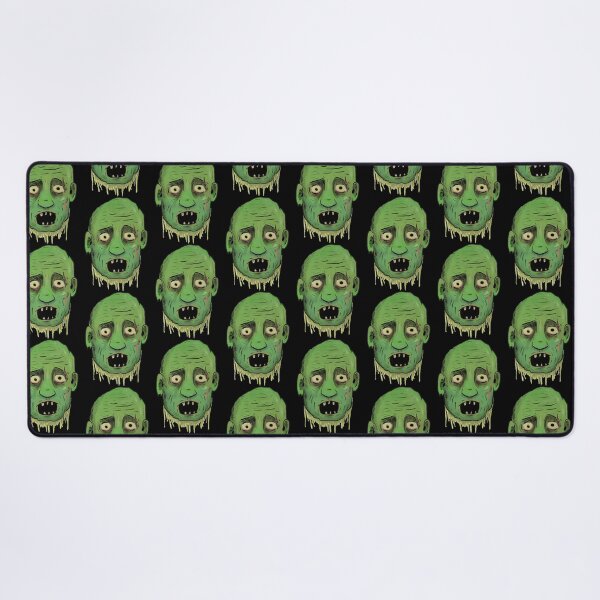 Item preview, Living With Rotting Creepy Green Zombie Head Art designed and sold by ZevyStores.