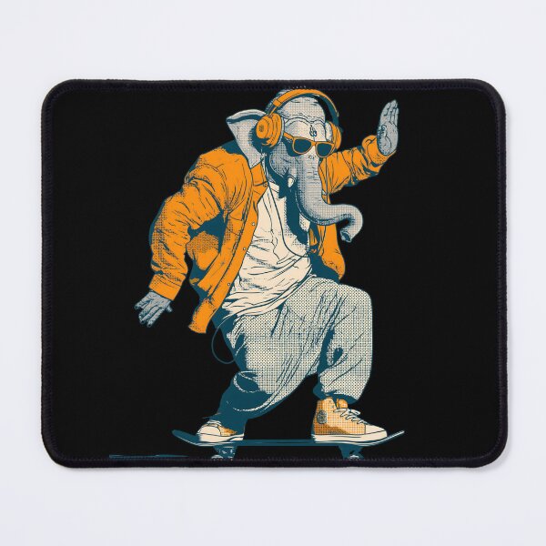 Item preview, Cool Streetwear Elephant Skater Pop Art designed and sold by PANNARUK THAILAND.