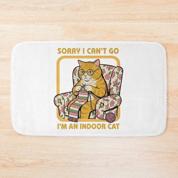 Item preview, Funny Sorry I Can't Go I'm an Indoor Cat designed and sold by JunoLoyder84.