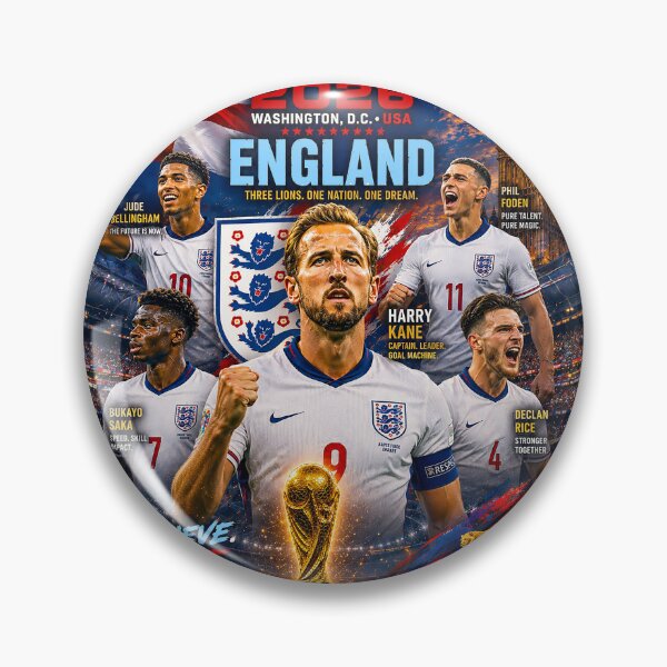 Item preview, FIFA 2026 WORLD CUP - ENGLAND - THE LION ROAR designed and sold by DBM Photo Art 1.