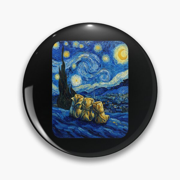Item preview, Starry Night Tamales Mexican Food Art designed and sold by snowry.