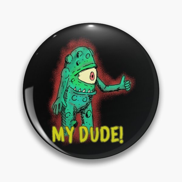 Item preview, My Dude Funny Pink Slime Monster Thumbs Up Design designed and sold by ZevyStores.