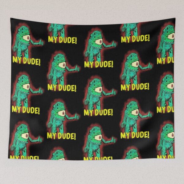 Item preview, My Dude Funny Pink Slime Monster Thumbs Up Design designed and sold by ZevyStores.