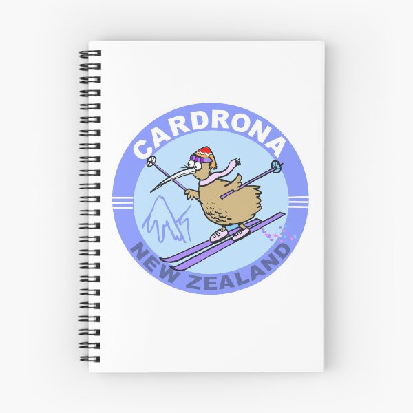 Item preview, Cardrona New Zealand Skiing Kiwi Cartoon designed and sold by Al Benge.