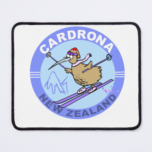 Item preview, Cardrona New Zealand Skiing Kiwi Cartoon designed and sold by Al Benge.