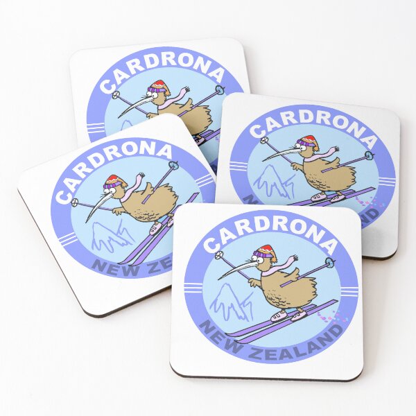 Item preview, Cardrona New Zealand Skiing Kiwi Cartoon designed and sold by Al Benge.