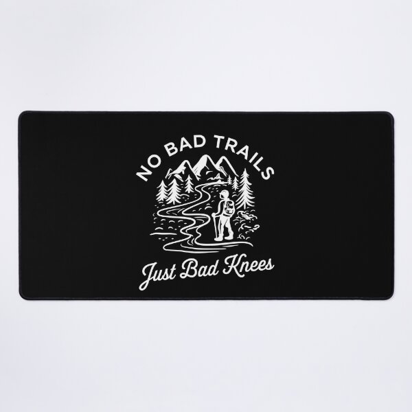 Item preview, Bad Knees Funny Hiking Outdoor Adventure Design designed and sold by ronakris009.