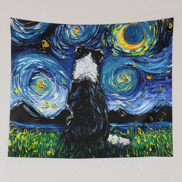 Item preview, Border Collie Night 2 designed and sold by AjaTrier.