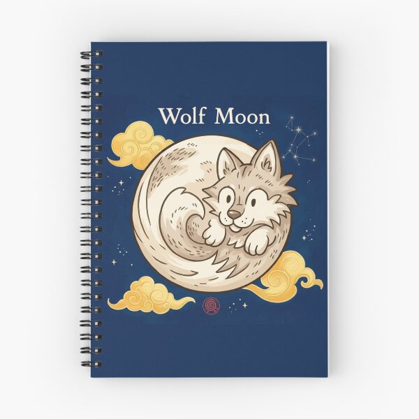 Item preview, Wolf Moon – Guardian Spirit of Winter designed and sold by DianaAlunaImage.