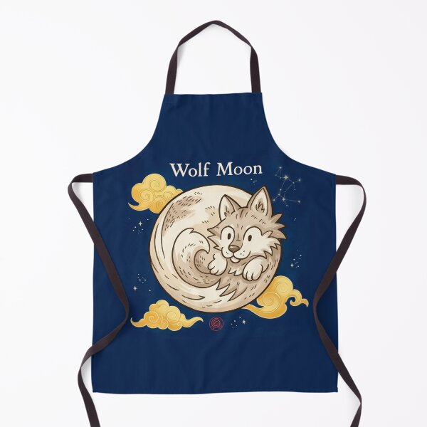 Item preview, Wolf Moon – Guardian Spirit of Winter designed and sold by DianaAlunaImage.