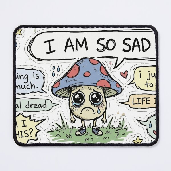 Item preview, Existential Shroom designed and sold by Pixele.