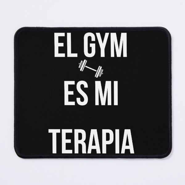 Item preview, El Gym Es Mi Terapia - Spanish Gym Shirt designed and sold by ironvibesco.
