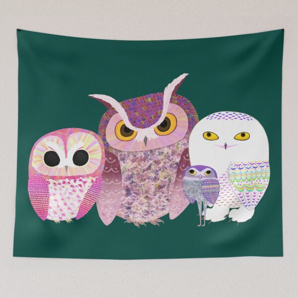 Item preview, Four Owls designed and sold by TamaAnimalArt.