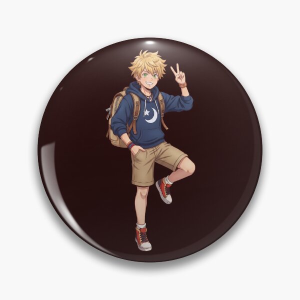 Item preview, Anime Student with Backpack designed and sold by CHRISMARTE.