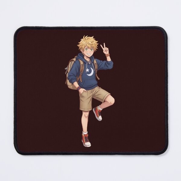Item preview, Anime Student with Backpack designed and sold by CHRISMARTE.