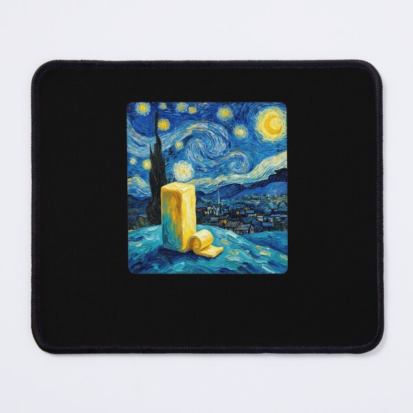 Item preview, Starry Night Butter Art Parody Design designed and sold by snowry.