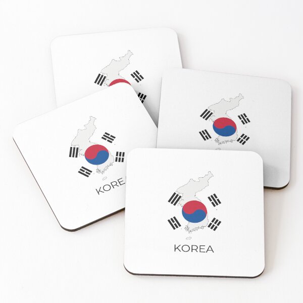 Item preview, Map of Korea with Flag Elements designed and sold by ManggaeJM.