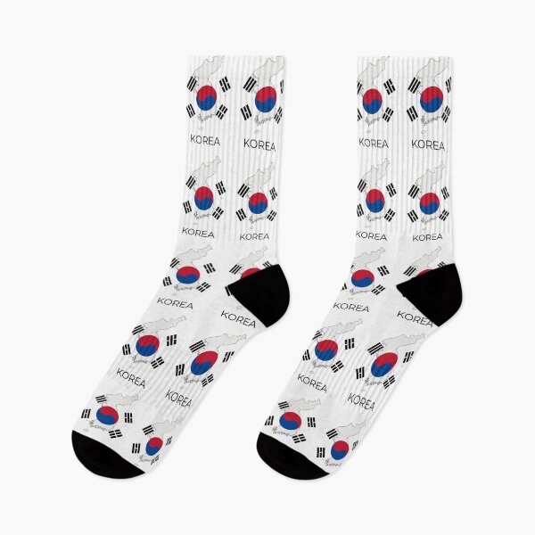 Item preview, Map of Korea with Flag Elements designed and sold by ManggaeJM.