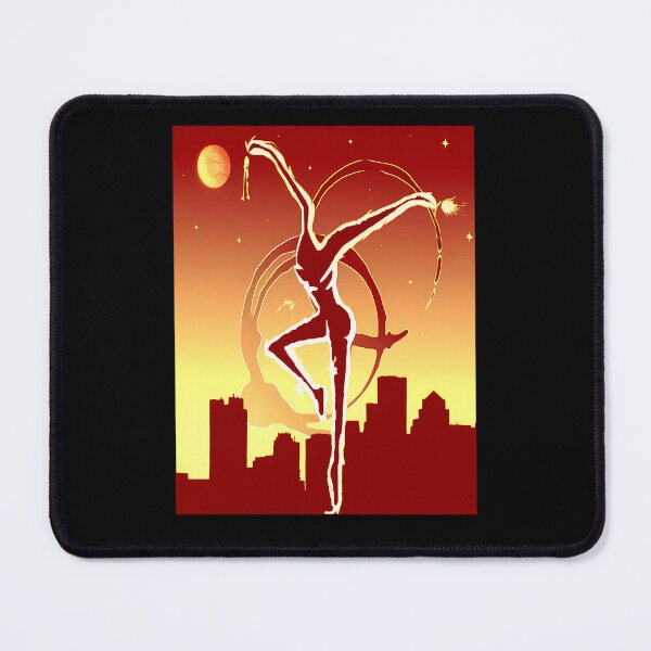 Item preview, Silhouette of a Dancing Figure Above a City Skyline designed and sold by BENKUNG.