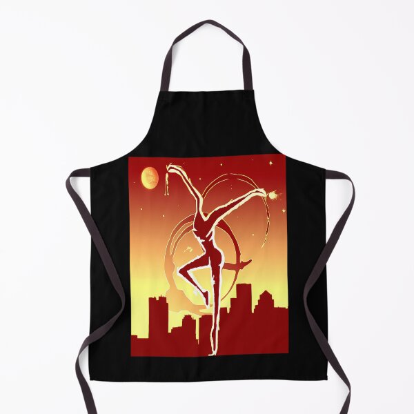 Item preview, Silhouette of a Dancing Figure Above a City Skyline designed and sold by BENKUNG.