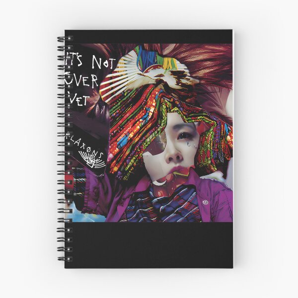 Item preview, Colorful Abstract Face Portrait with It's Not Over Yet and Klaxons designed and sold by BENKUNG.
