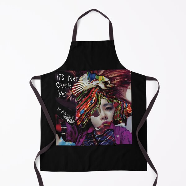 Item preview, Colorful Abstract Face Portrait with It's Not Over Yet and Klaxons designed and sold by BENKUNG.