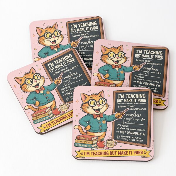 Item preview,  I'm Teaching But Make It Purr designed and sold by HAYA6395.