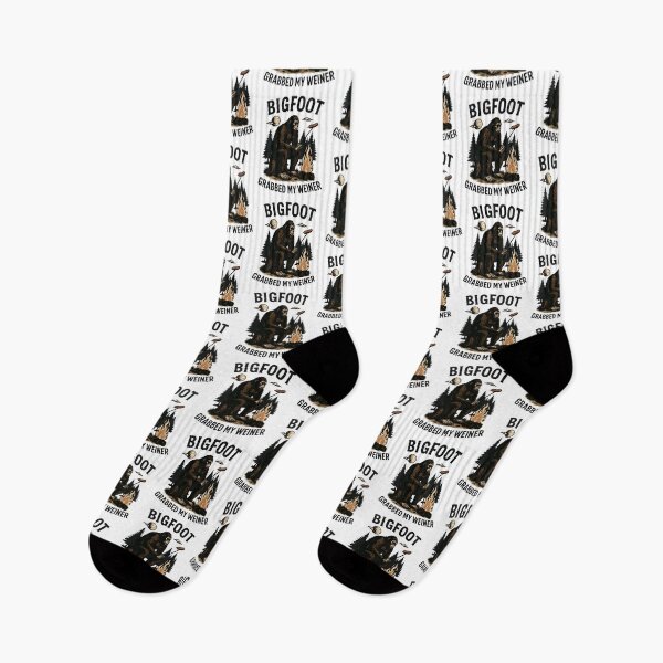 Item preview, Bigfoot Grabbed My Weiner Funny Camping Sasquatch Humor Design designed and sold by ronakris009.