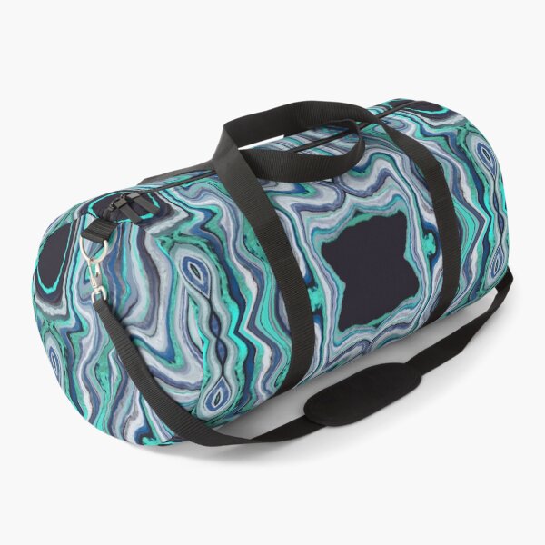 Item preview, Blue Agate Mirror Pattern | Teal Cyan Geode Marble Kaleidoscope Abstract Luxury designed and sold by Dino-Lune.