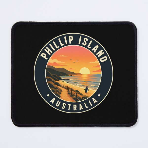 Item preview, Phillip Island Australia Sunset Vintage Badge designed and sold by teeperfect.