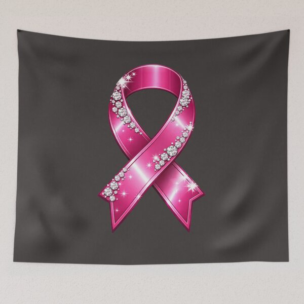 Item preview, Bling Breast Cancer Ribbon designed and sold by P2F Digital Designs.