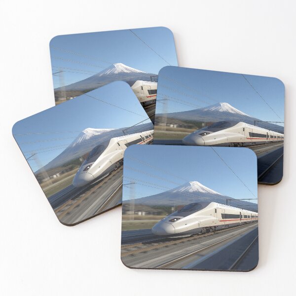 Item preview, Shinkansen Passing Mount Fuji designed and sold by NihonCreative.