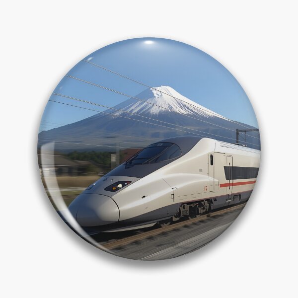 Item preview, Shinkansen Passing Mount Fuji designed and sold by NihonCreative.
