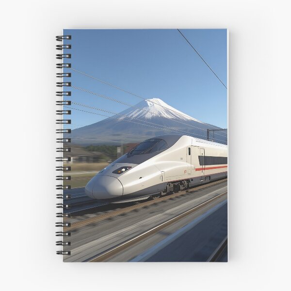 Item preview, Shinkansen Passing Mount Fuji designed and sold by NihonCreative.