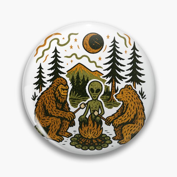 Item preview, Campfire Friends Vintage Camping Outdoor Adventure Design designed and sold by ronakris009.