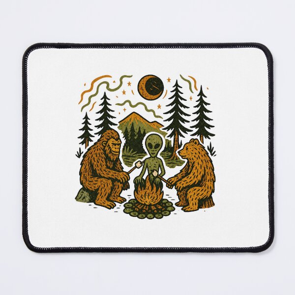 Item preview, Campfire Friends Vintage Camping Outdoor Adventure Design designed and sold by ronakris009.